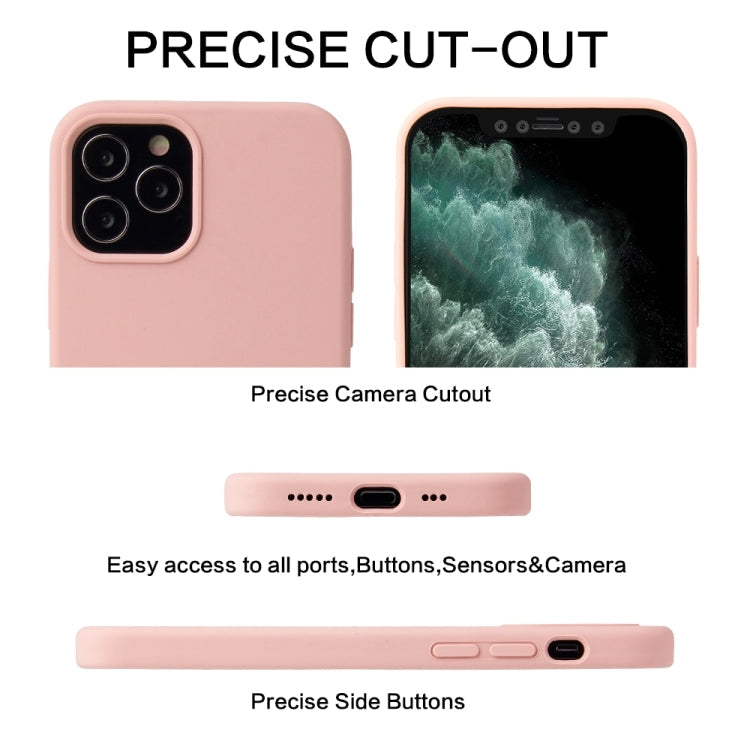 Solid Color Liquid Silicone Shockproof Protective Case, For iPhone 13