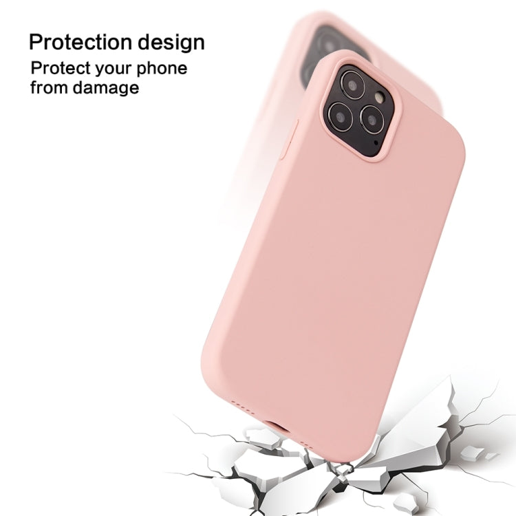 Solid Color Liquid Silicone Shockproof Protective Case, For iPhone 13 Pro