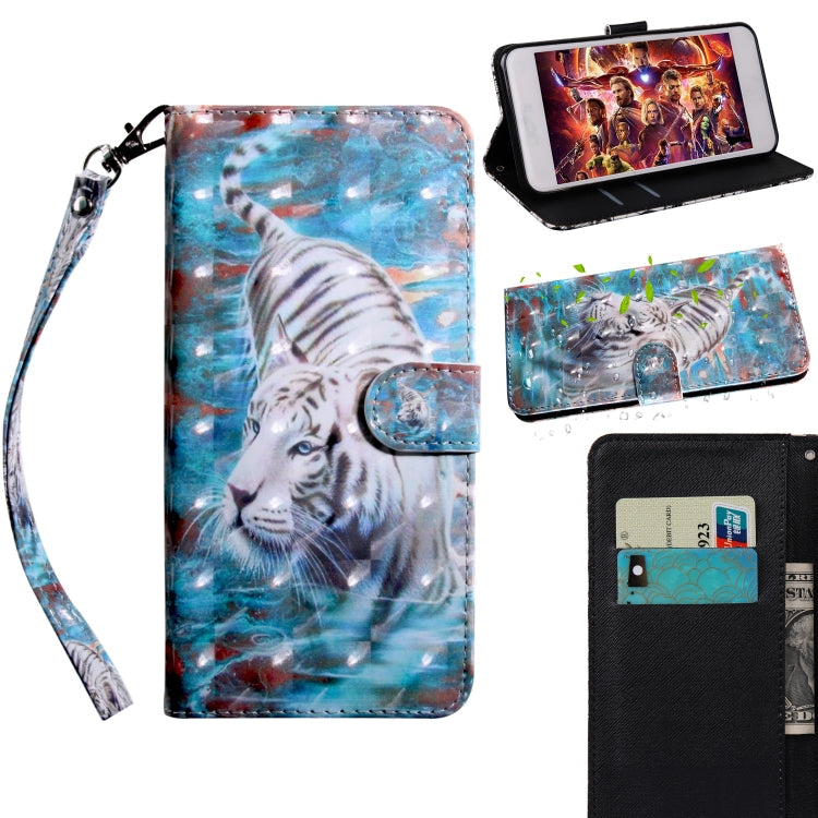 3D Painting Pattern Coloured Drawing Horizontal Flip TPU + PU Leather Case with Holder & Card Slots & Wallet, For Xiaomi Redmi 8A, For Xiaomi Mi 9 Pro