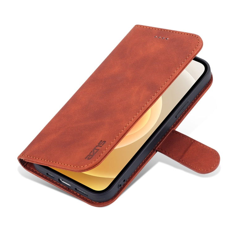 AZNS Skin Feel Calf Texture Horizontal Flip Leather Case with Card Slots & Holder & Wallet, For iPhone 12 Pro, For iPhone 12 Pro Max