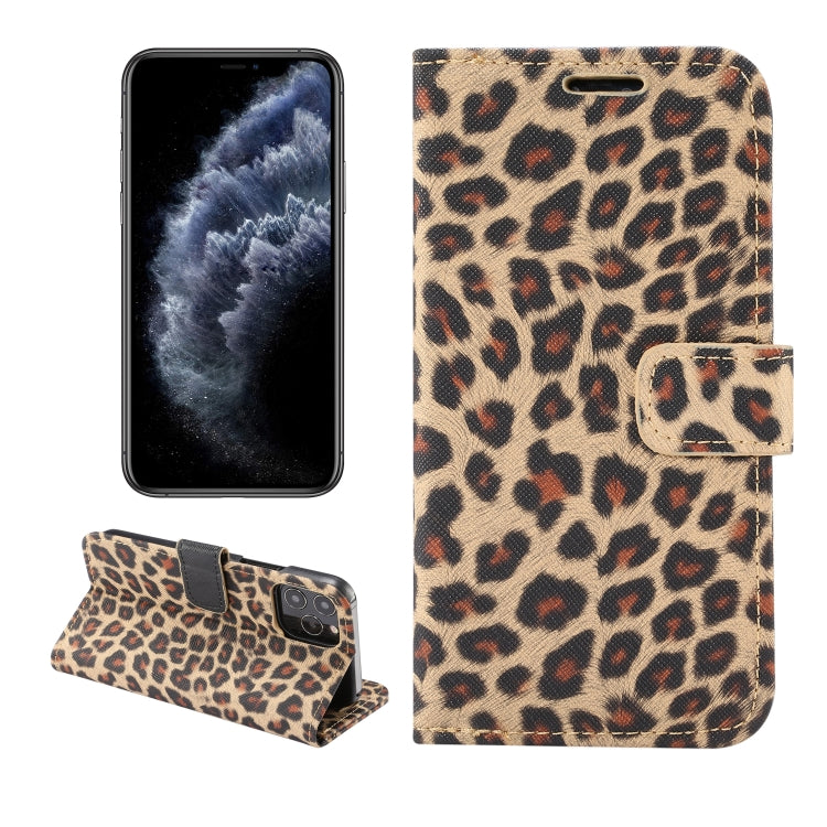 Leopard Pattern Horizontal Flip PC + PU Leather Case with Holder & Card Slots & Wallet, For iPhone 13 mini, For iPhone 13, For iPhone 13 Pro