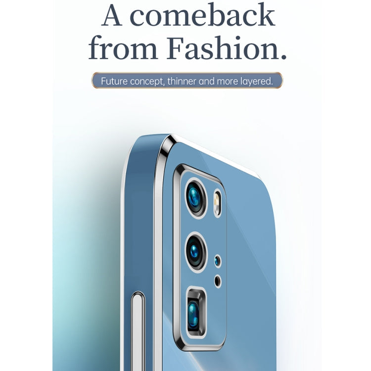XINLI Straight Edge 6D Electroplate TPU Phone Case, For Huawei P40 Pro, For Honor 20, For Honor 20 Pro