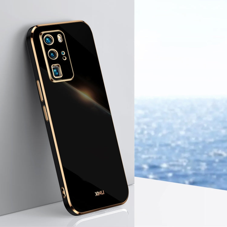 XINLI Straight Edge 6D Electroplate TPU Phone Case, For Huawei P40 Pro, For Honor 20, For Honor 20 Pro