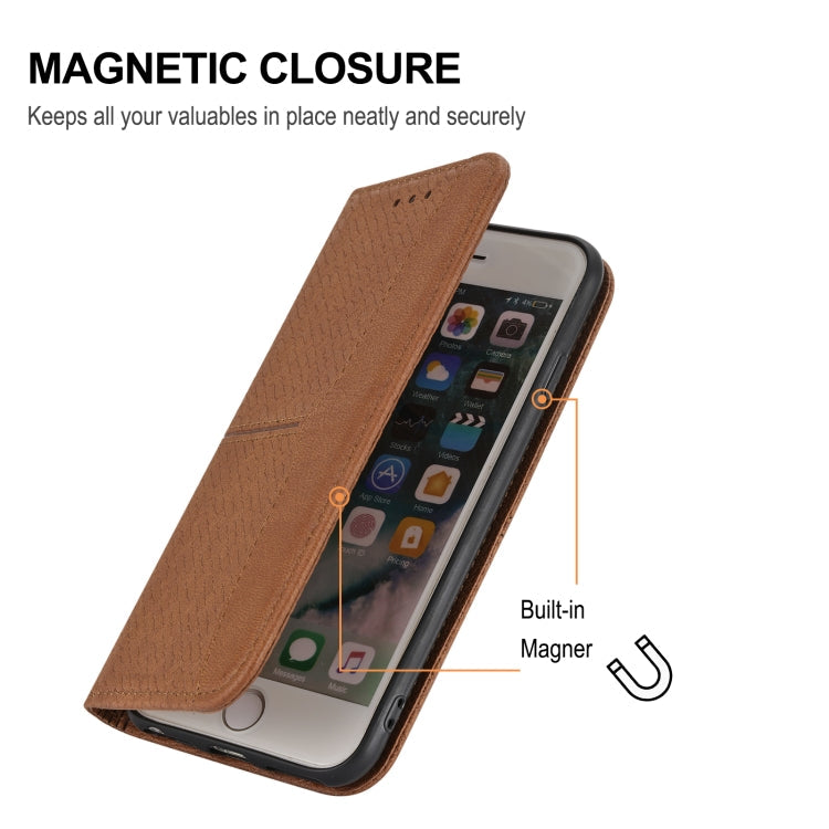 Woven Texture Stitching Magnetic Horizontal Flip PU Leather Case with Holder & Card Slots & Wallet & Lanyard, For iPhone X / XS, For iPhone XS Max