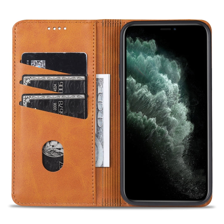 AZNS Magnetic Calf Texture Horizontal Flip Leather Case with Card Slots & Holder & Wallet, For iPhone 13, For iPhone 13 Pro, For iPhone 13 Pro Max
