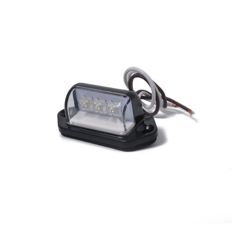 A5662  Truck Trailer Lorry 12V 3LEDs Number Licence Plate Light Rear Tail Lamp