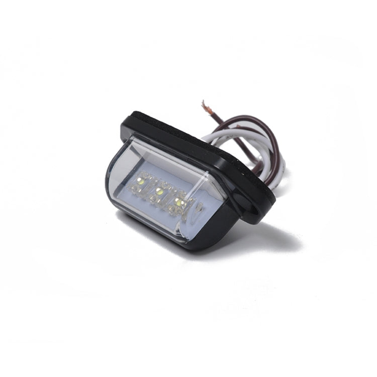 A5662  Truck Trailer Lorry 12V 3LEDs Number Licence Plate Light Rear Tail Lamp