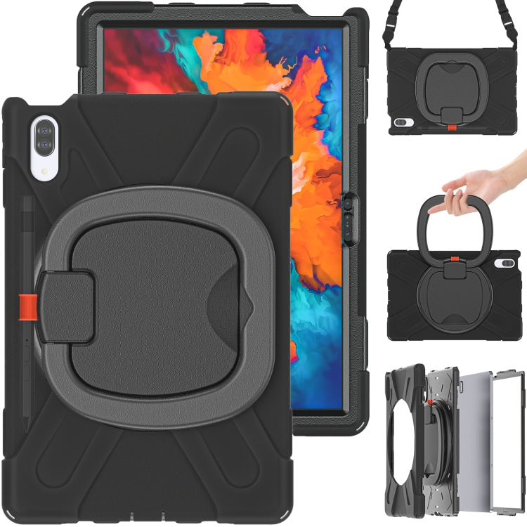 Silicone + PC Protective Case with Holder & Shoulder Strap, For Lenovo Tab M10 HD 2020 X306X/F, For Lenovo Tab M10 Plus, For Lenovo XiaoXin Pad 11 / Pad 11 Plus 2021 / Pad 2022, For Samsung Galaxy Tab Active Pro / 4 Pro / 5 Pro                         ...