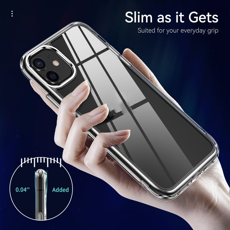 TPU + PC Transparent Shockproof Protective Case, For iPhone 11, For iPhone 11 Pro Max, For iPhone 12 Pro Max, For iPhone 12 Pro, For iPhone 12
