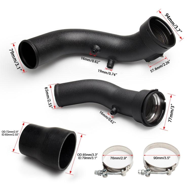 Car Modified Intake Pipe Kit for BMW 335i N55, JQG1007
