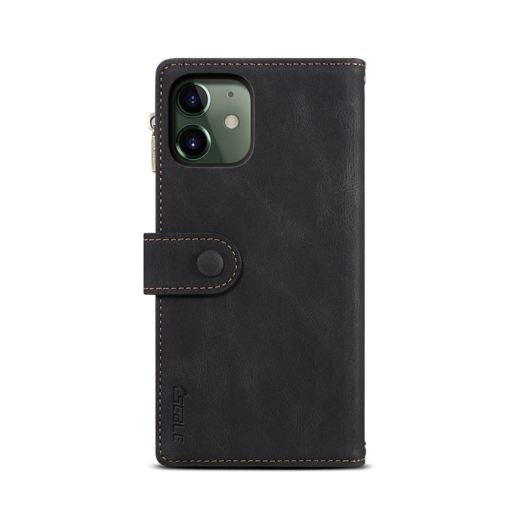 Horizontal Flip Leather Case with Holder & Card Slot & Wallet & Zipper Pocket & Lanyard, For iPhone 12, For iPhone 12 mini, For iPhone 11 Pro Max, For iPhone 11 Pro, For iPhone X & XS, For iPhone XR