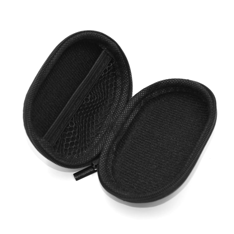 KZ Portable PU Leather Oval Data Cable Charger Earphone Storage Box, Oval