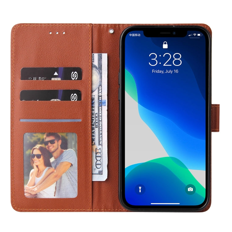 Multifunctional Horizontal Flip Leather Case, with Three Card Slot & Holder & Double Zip Wallett & Photo Frame & Lanyard, For iPhone 13 mini, For iPhone 13, For iPhone 13 Pro