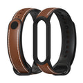 MIJOBS TPU + Leder Ersatzarmband, für Xiaomi Mi Band 5 / 6