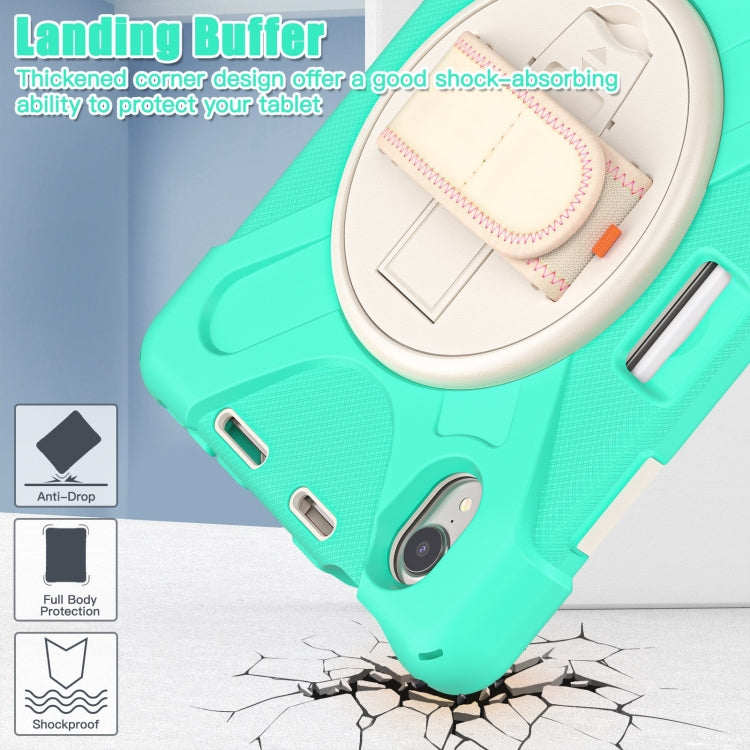iPad mini 6 / mini 2024 Silicone Hybrid Protective Case with Grip & Shoulder Strap