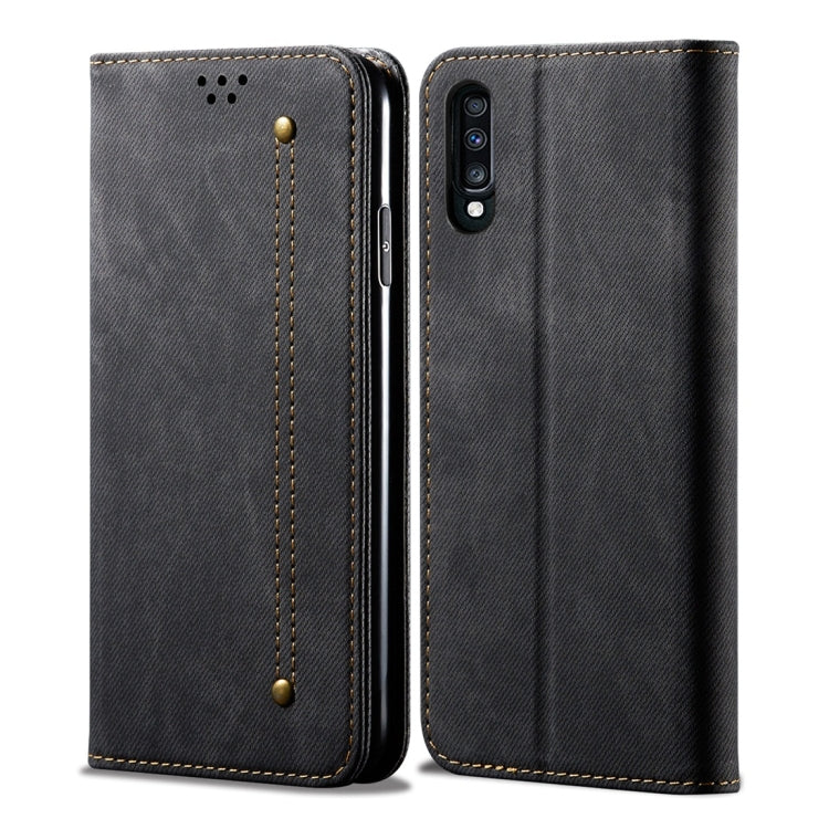 Denim Texture Casual Style Horizontal Flip Leather Case with Holder & Card Slots & Wallet, For Galaxy A70, For Galaxy M30s, For Galaxy A20s, For Galaxy A50s / A50 / A30s, For Galaxy S10 5G, For Galaxy S10