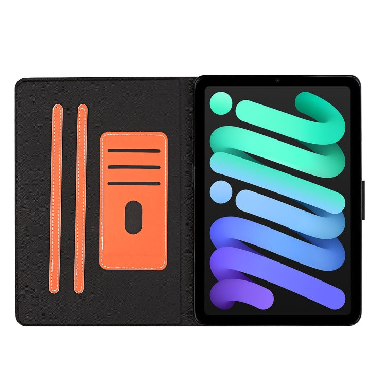 Pure Color Horizontal Flip Leather Case with Card Slots & Holder & Sleep / Wake-up Function, For iPad mini 2024 / mini 6, For iPad mini 6