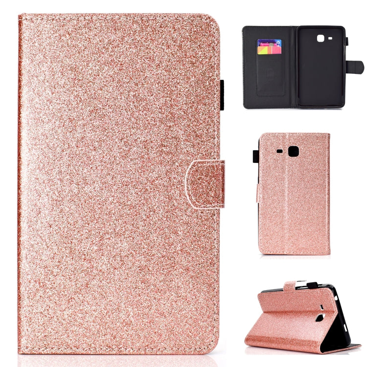 Varnish Glitter Powder Horizontal Flip Leather Case with Holder & Card Slot, For Galaxy Tab A 7.0 (2016), For Galaxy Tab A 8.0, For Galaxy Tab A 8.0 (2019), For Galaxy Tab A 10.1 (2016)