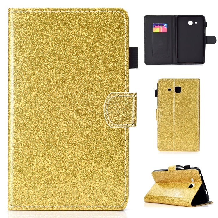 Varnish Glitter Powder Horizontal Flip Leather Case with Holder & Card Slot, For Galaxy Tab A 7.0 (2016), For Galaxy Tab A 8.0, For Galaxy Tab A 8.0 (2019), For Galaxy Tab A 10.1 (2016)