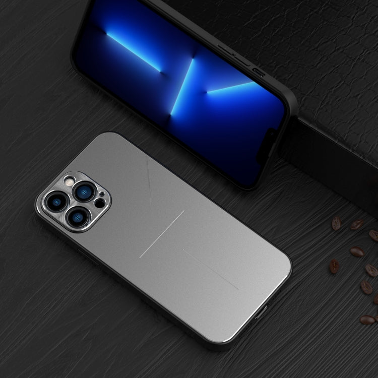 R-JUST RJ-52 3-Line Style Metal TPU Shockproof Protective Case, For iPhone 11 Pro