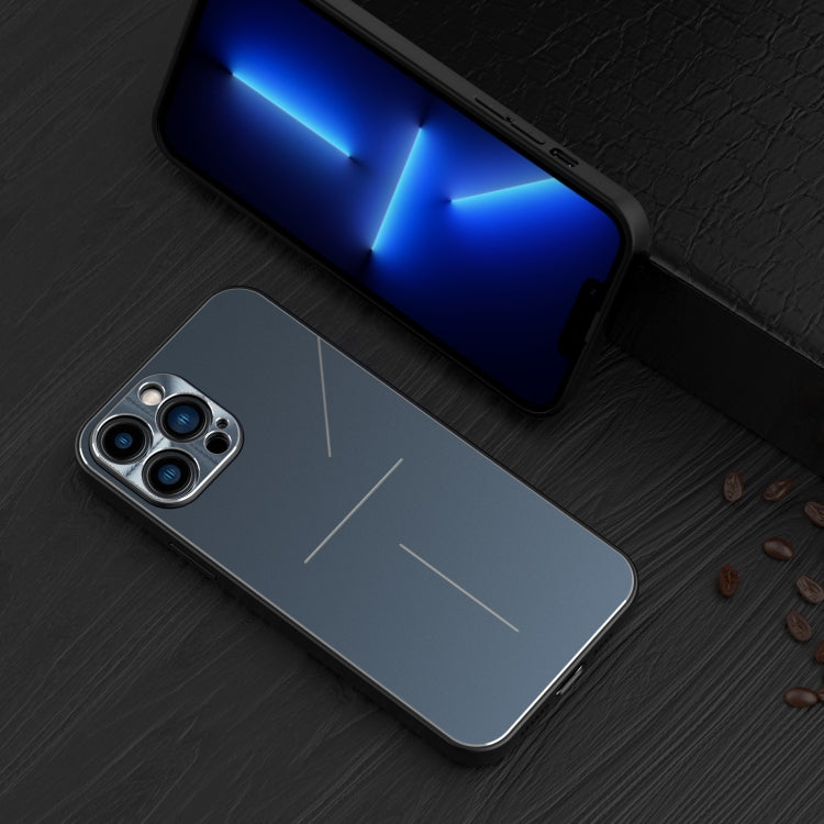 R-JUST RJ-52 3-Line Style Metal TPU Shockproof Protective Case, For iPhone 11 Pro
