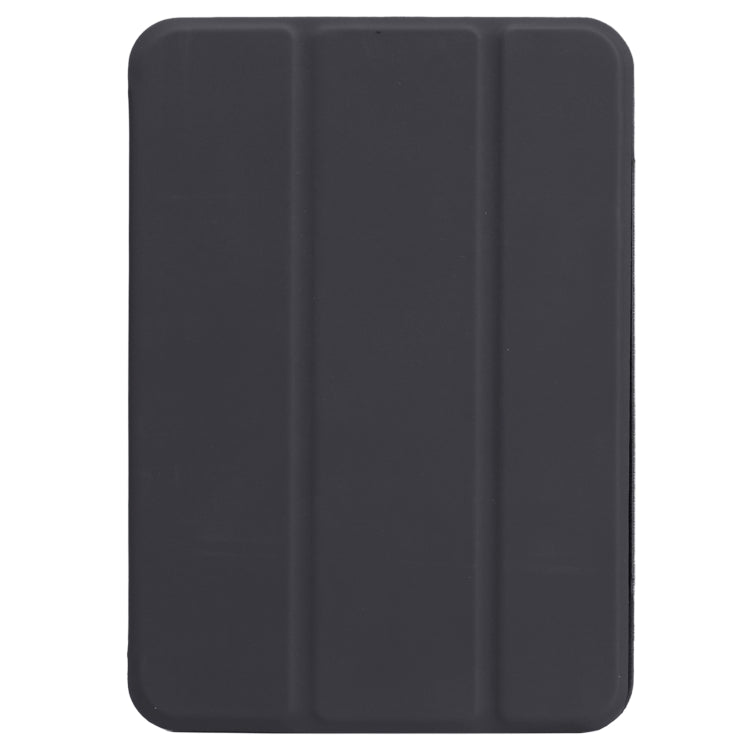 Horizontal Flip Ultra-thin Double-sided Clip Non-buckle Magnetic PU Tablet Leather Case With Three-folding Holder & Sleep / Wake-up Function, For iPad mini 2024 / mini 6