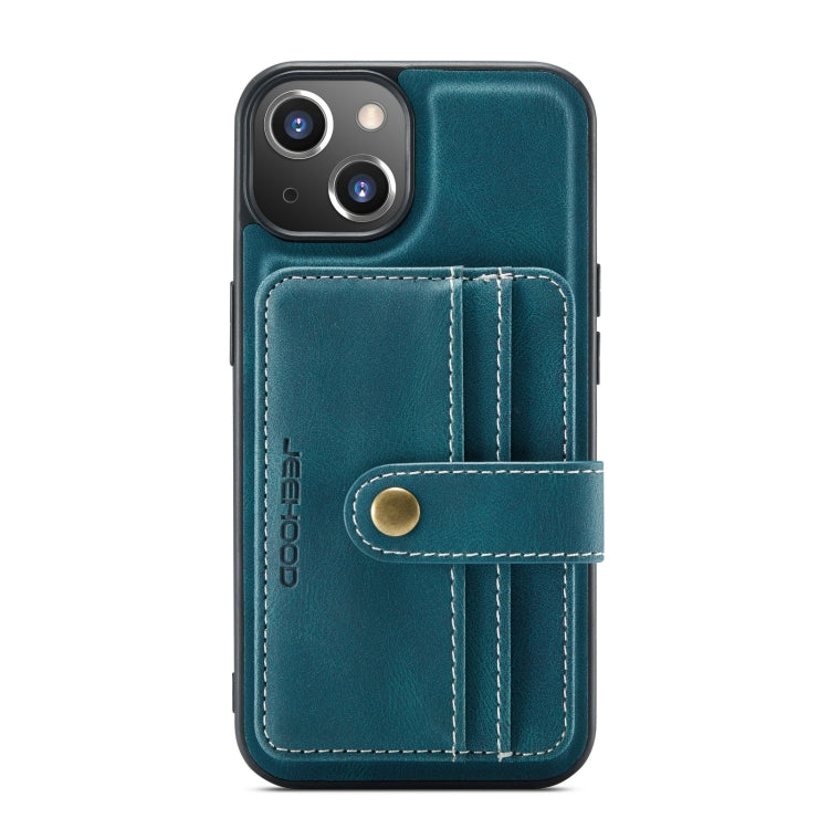 JEEHOOD Anti-Diebstahl-Schutzhülle aus magnetischem PU + TPU mit Kartenfach, für iPhone 13 mini, für iPhone 13, für iPhone 13 Pro, für iPhone 13 Pro Max