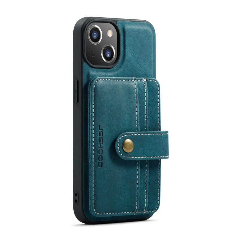 JEEHOOD Anti-Diebstahl-Schutzhülle aus magnetischem PU + TPU mit Kartenfach, für iPhone 13 mini, für iPhone 13, für iPhone 13 Pro, für iPhone 13 Pro Max