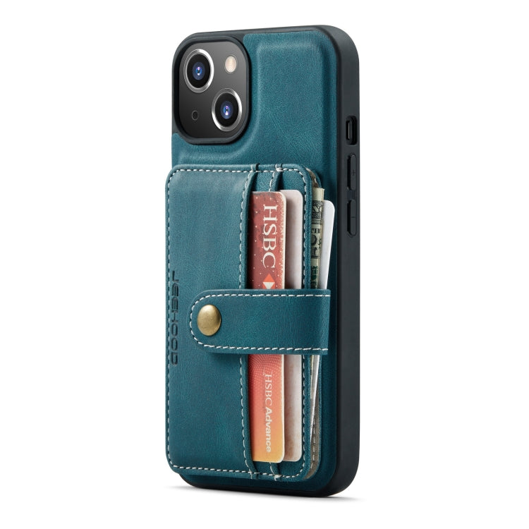 JEEHOOD Anti-Diebstahl-Schutzhülle aus magnetischem PU + TPU mit Kartenfach, für iPhone 13 mini, für iPhone 13, für iPhone 13 Pro, für iPhone 13 Pro Max