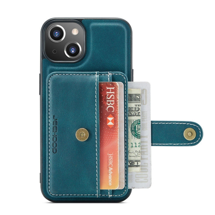 JEEHOOD Anti-Diebstahl-Schutzhülle aus magnetischem PU + TPU mit Kartenfach, für iPhone 13 mini, für iPhone 13, für iPhone 13 Pro, für iPhone 13 Pro Max