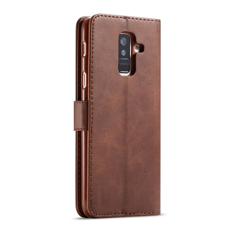 LC.IMEEKE Calf Texture Horizontal Flip Leather Case, with Holder & Card Slots & Wallet, For Galaxy A6 Plus (2018)