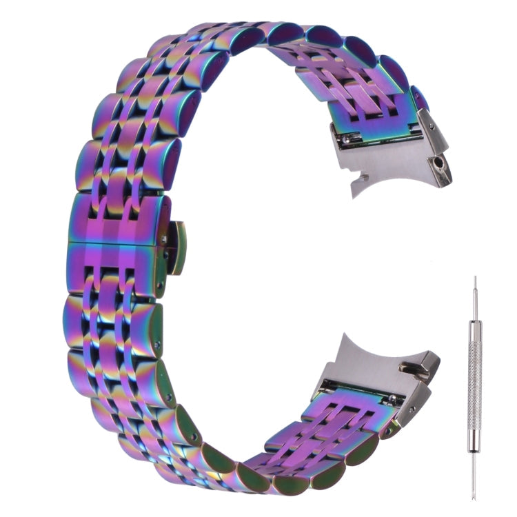 Edelstahl-Ersatzarmband mit sieben Gliedern, für Samsung Galaxy Watch4 40mm/44mm