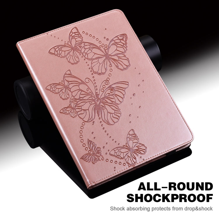 Embossed Butterfly Pattern Horizontal Flip Leather Tablet Case, For iPad mini 2024 / mini 6, For iPad Pro 11 2022 / 2021 / Air 4, For iPad 10.2 / Air 10.5 2019, For iPad mini 5 / 4 / 3 / 2 / 1