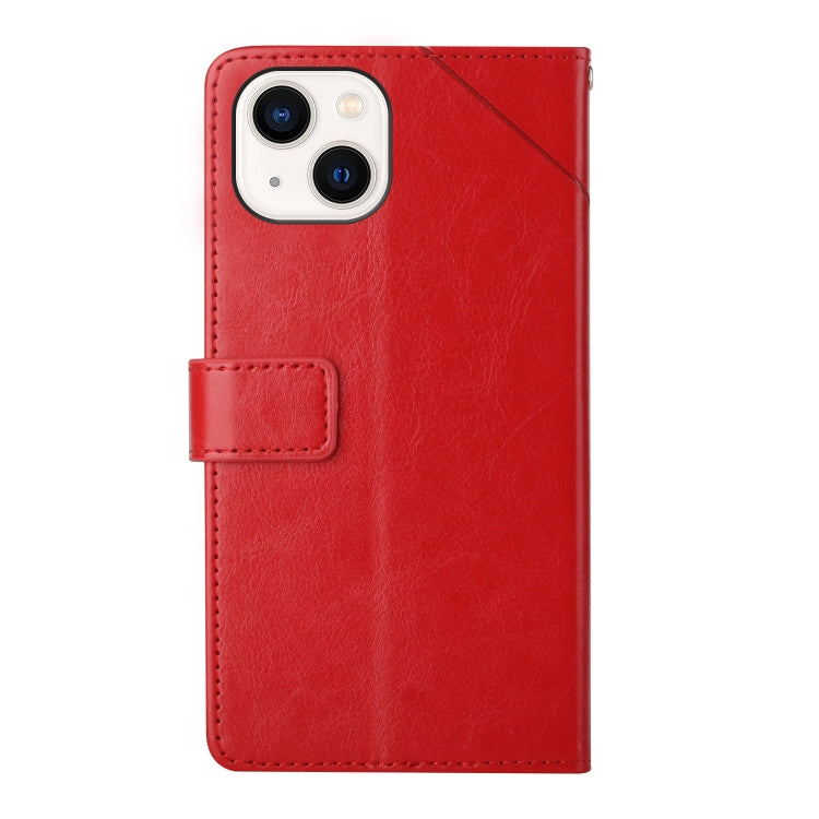 Y Stitching Horizontal Flip Leather Phone Case with Holder & Card Slots & Wallet & Photo Frame, For iPhone 13 mini, For iPhone 13 Pro, For iPhone 13 Pro Max, For iPhone SE 2022 / SE 2020 / 8 / 7