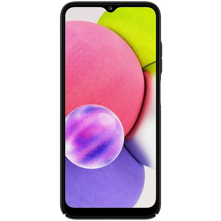 NILLKIN Black Mirror Series PC Camshield Full Coverage Dust-proof Scratch Resistant Case, For Samsung Galaxy A03s / A037G