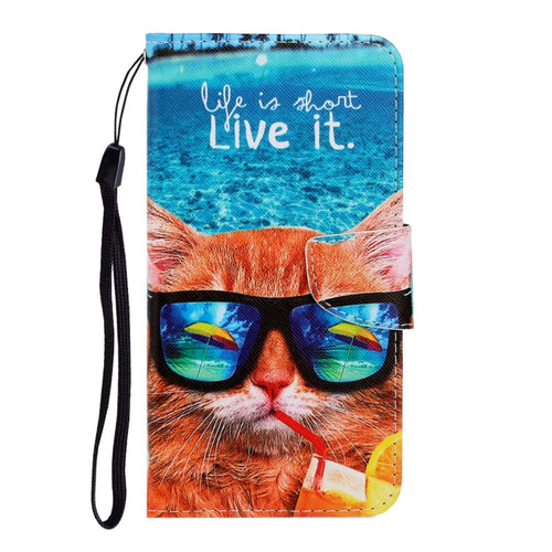3D Colored Drawing Horizontal Flip PU Leather Case with Holder & Card Slots & Wallet, For iPhone 6 / 6s