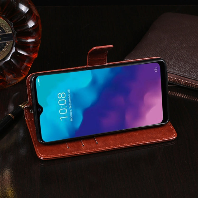 idewei Crazy Horse Texture Horizontal Flip Leather Phone Case with Holder & Card Slots & Wallet, For ZTE Blade V30 Vita, For Huawei Honor X30i