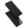 DUX DUCIS Skin Pro Series Horizontal Flip Leather Phone Case with Holder & Card Slots, For Samsung Galaxy S22 5G, For Samsung Galaxy S22 Ultra 5G