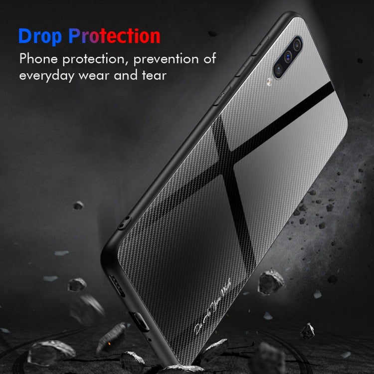 Schutzhülle aus Glas mit Farbverlauf-Textur, für Galaxy A20 / A30, für Galaxy A50, für Galaxy A80 / A90, für Galaxy Note 9