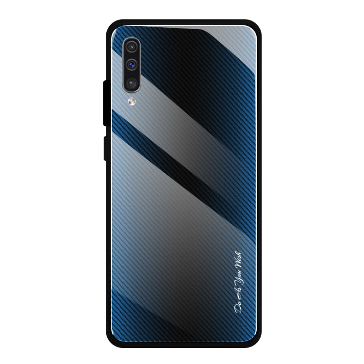 Schutzhülle aus Glas mit Farbverlauf-Textur, für Galaxy A20 / A30, für Galaxy A50, für Galaxy A80 / A90, für Galaxy Note 9