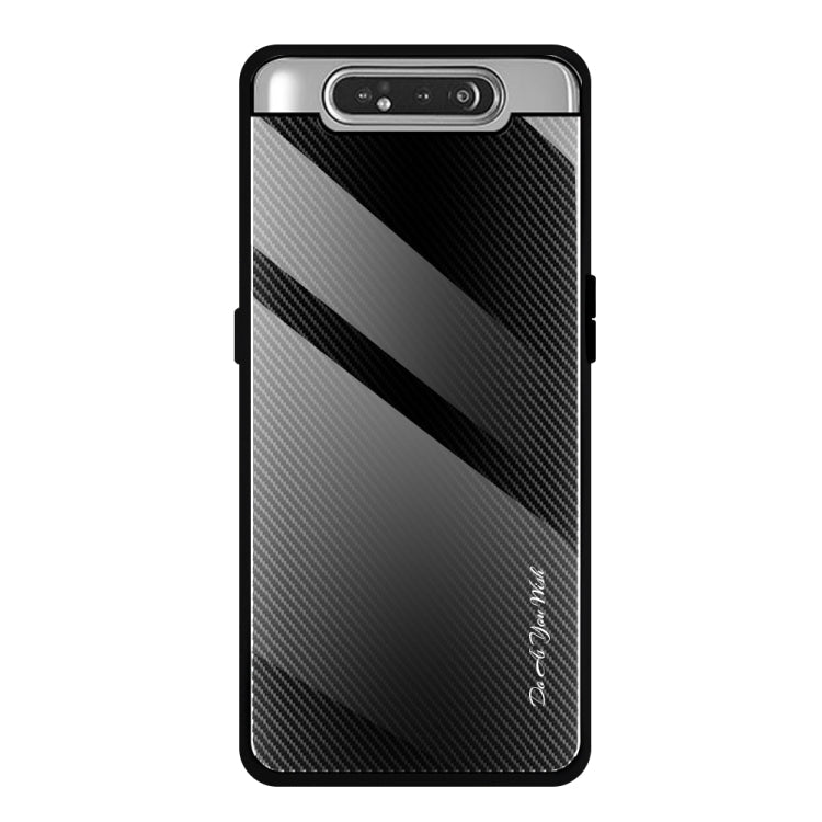 Schutzhülle aus Glas mit Farbverlauf-Textur, für Galaxy A20 / A30, für Galaxy A50, für Galaxy A80 / A90, für Galaxy Note 9