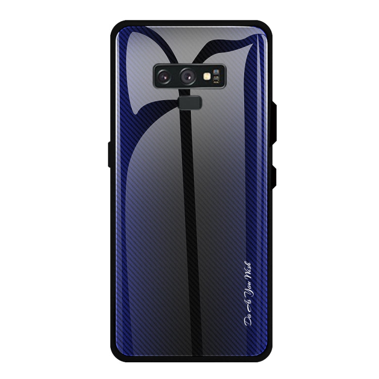 Schutzhülle aus Glas mit Farbverlauf-Textur, für Galaxy A20 / A30, für Galaxy A50, für Galaxy A80 / A90, für Galaxy Note 9