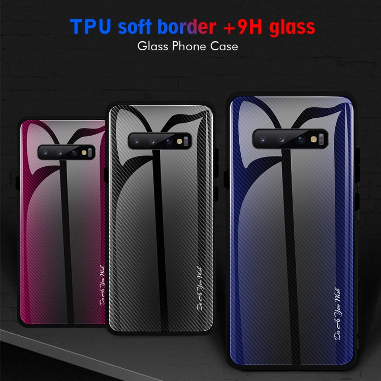 Schutzhülle aus Glas mit Texturverlauf, für Galaxy Note 10 Pro, für Galaxy S10, für iPhone SE 2022 / SE 2020 / 8 / 7, für iPhone XS Max