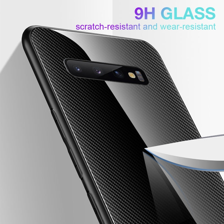 Schutzhülle aus Glas mit Texturverlauf, für Galaxy Note 10 Pro, für Galaxy S10, für iPhone SE 2022 / SE 2020 / 8 / 7, für iPhone XS Max