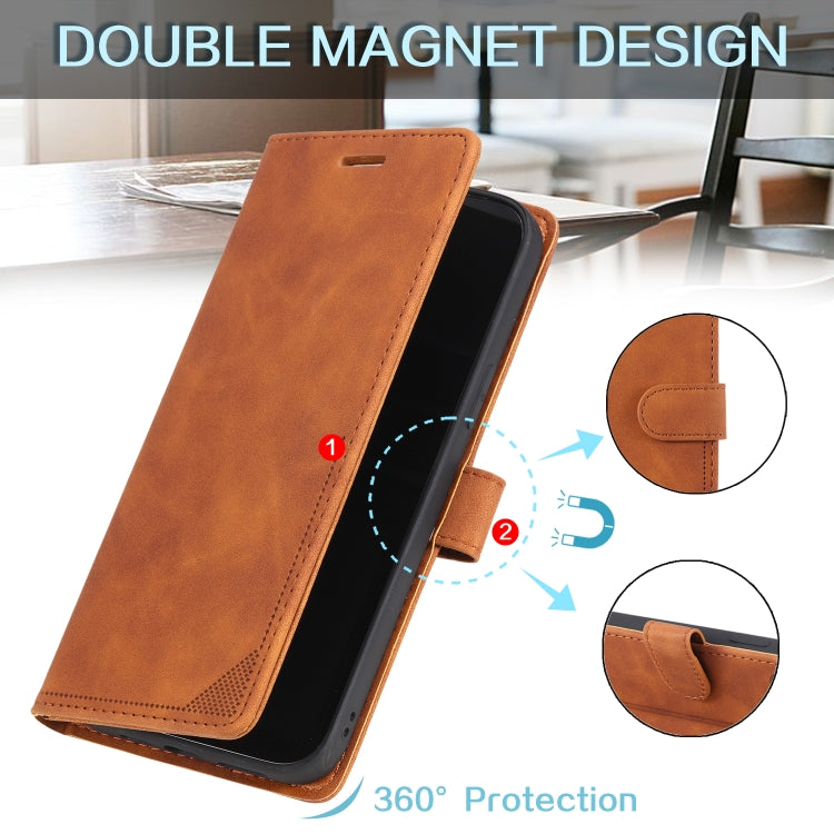 Skin Feel Anti-theft Brush Horizontal Flip Leather Phone Case, For iPhone13 Pro Max, For iPhone13 Pro, For iPhone13, For iPhone13 mini