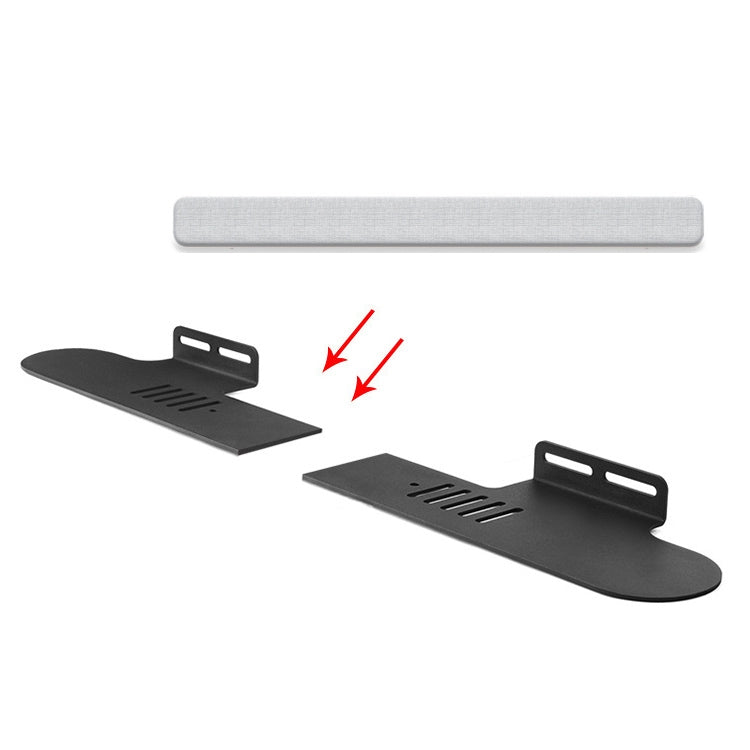 Split Sound Bar Wall-mount Bracket, For Xiaomi Redmi Speaker, For Xiaodu Soundbar, For JY AUDIO A9K, For HiVi K1000, For Coocaa Live-1 / Live-2 / Live-3, For KEF HTF7003, For DALI Katch One, For Ibass 9100K