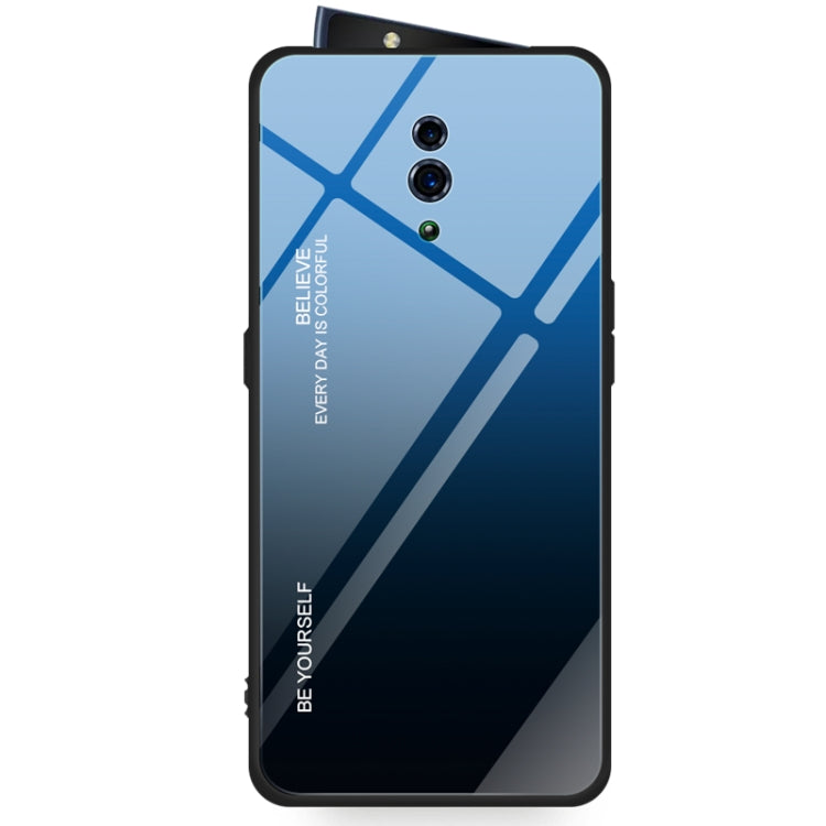 Gradient-Farben-Glas-Hülle, für OPPO Reno, für Galaxy S8, für Vivo IQOO