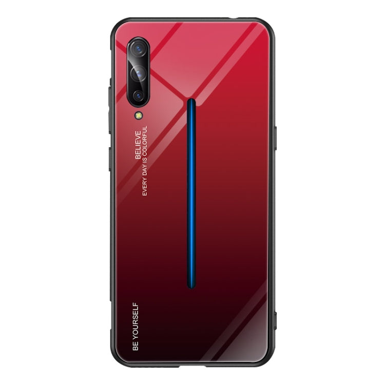 Gradient-Farben-Glas-Hülle, für OPPO Reno, für Galaxy S8, für Vivo IQOO
