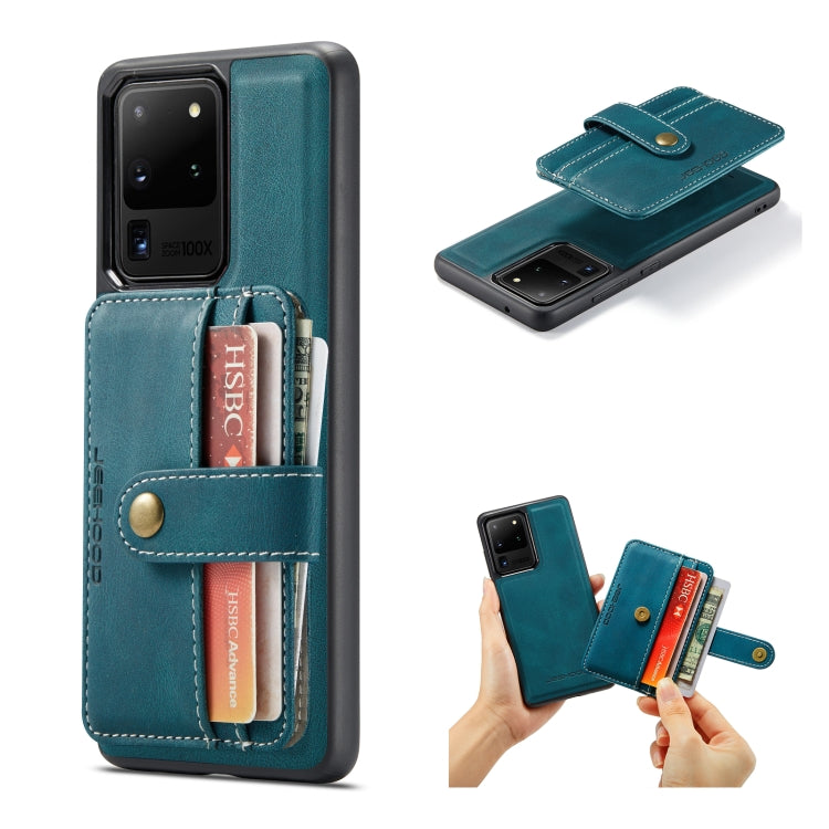 JEEHOOD RFID Blocking Anti-Theft Magnetic PU + TPU Phone Case with Card Slot, For Samsung Galaxy A32 5G, For Samsung Galaxy A12 5G, For Samsung Galaxy A52 5G / 4G, For Samsung Galaxy A72 5G / 4G, For Samsung Galaxy A71 5G, For Samsung Galaxy Note20 Ult...