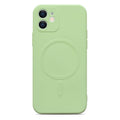 Liquid Silicone Full Coverage Magsafe Phone Case, For iPhone 12 mini, For iPhone 12, For iPhone 12 Pro